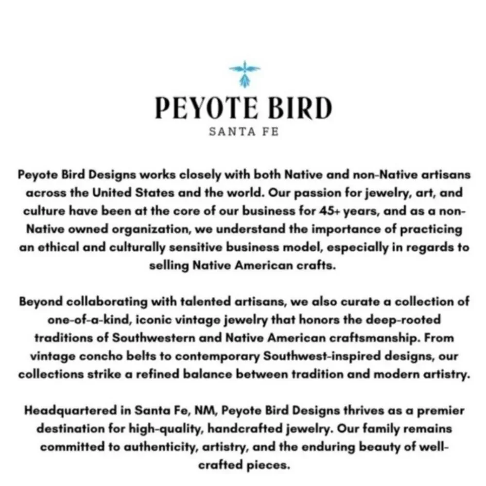 Peyote Bird new tag